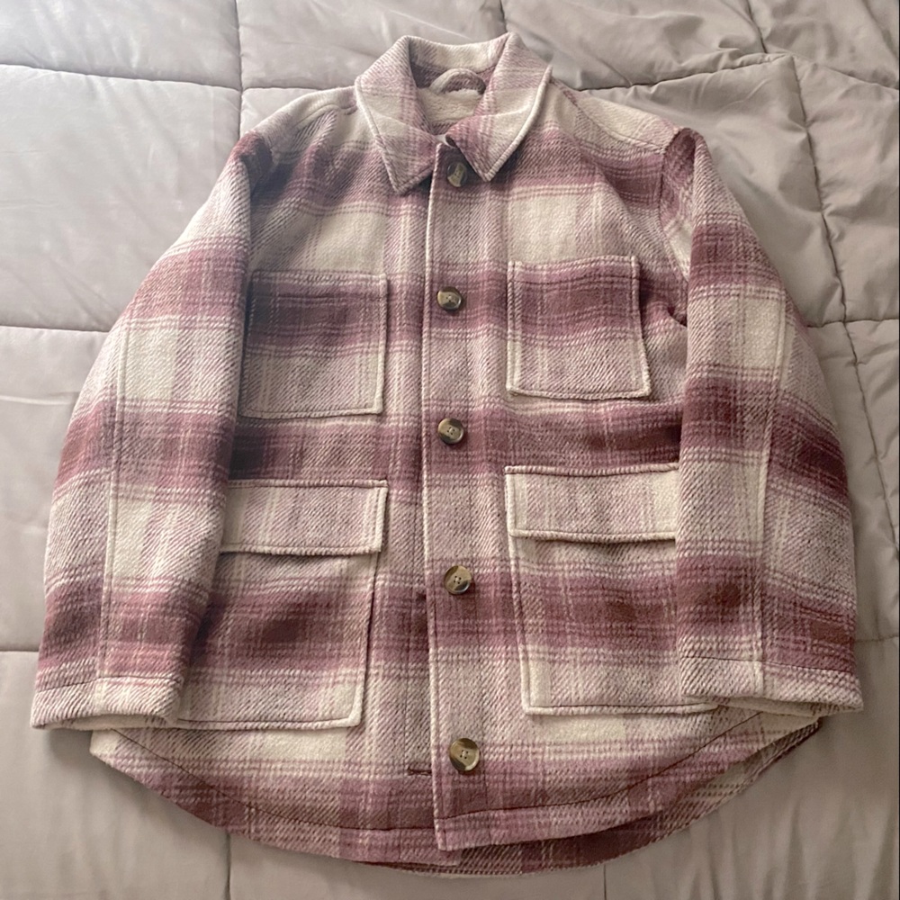 American Eagle Plaid Shacket
